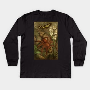 Vintage Tarantula Kids Long Sleeve T-Shirt